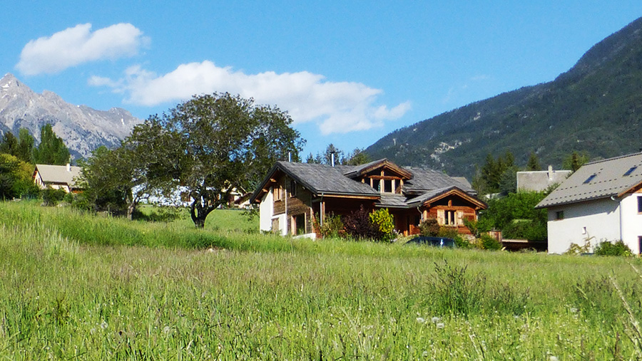 Chalet bois en auto-construction