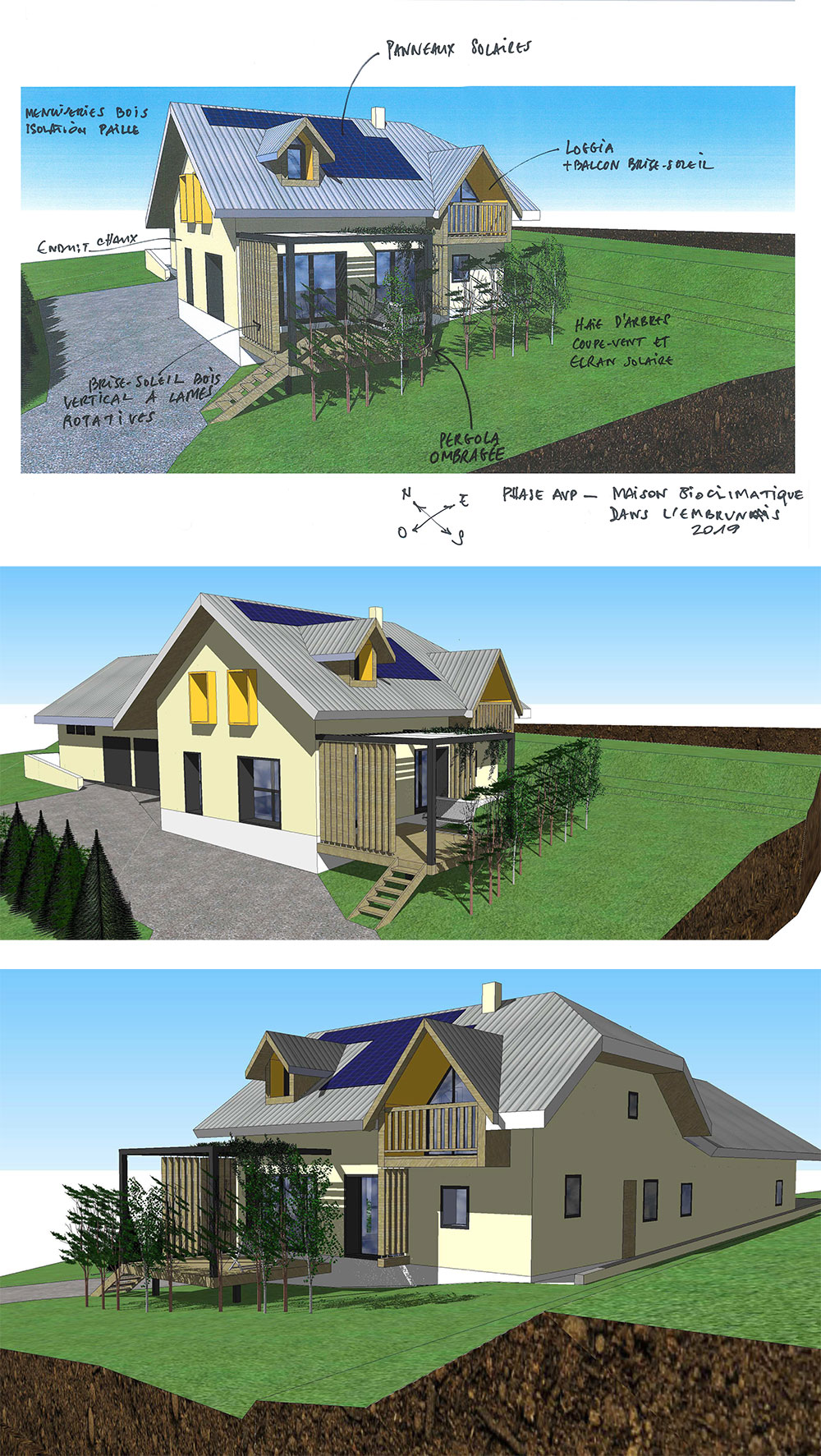 Maison bioclimatique